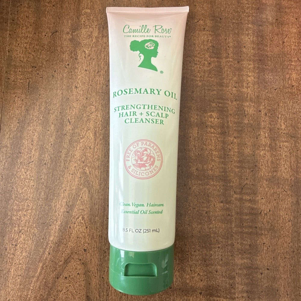 Camille Rose‎ Rosemary Oil Strengthening Hair And Scalp Cleanser 8.5 Oz.